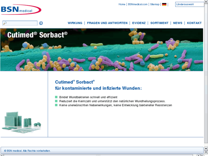 www.cutimed-sorbact.de