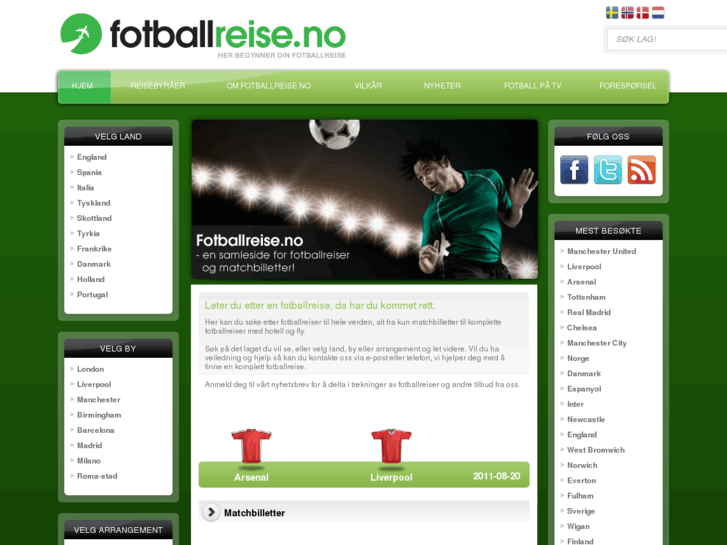 www.fotballreise.no