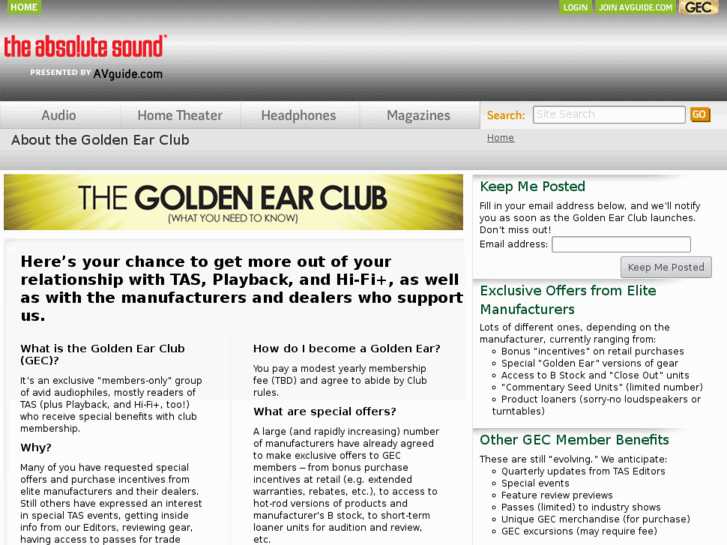 www.golden-ear-club.com