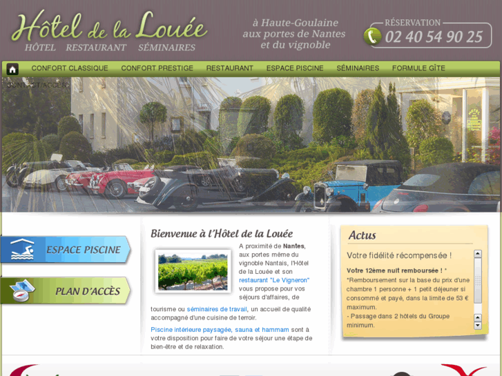 www.hoteldelalouee.com