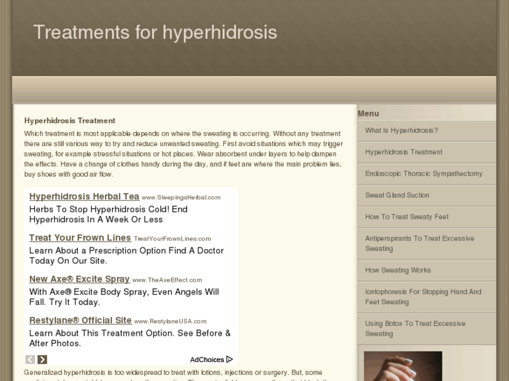 www.hyperhidrosistreatment.net