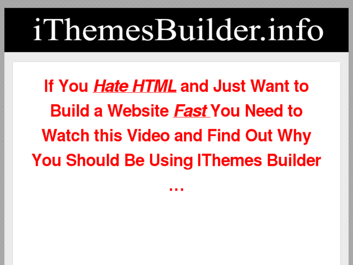 www.ithemesbuilder.info