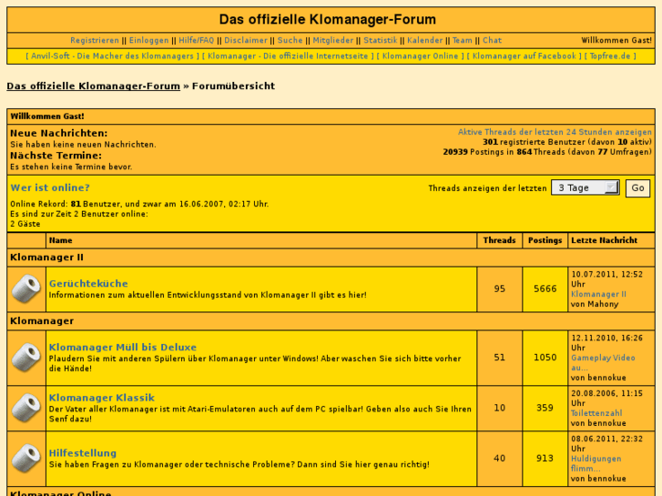 www.klomanager-forum.de