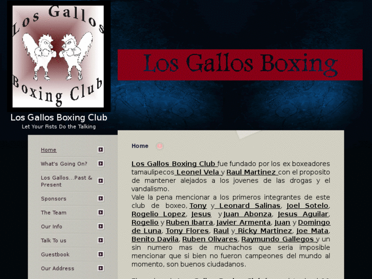 www.losgallosboxingclub.com