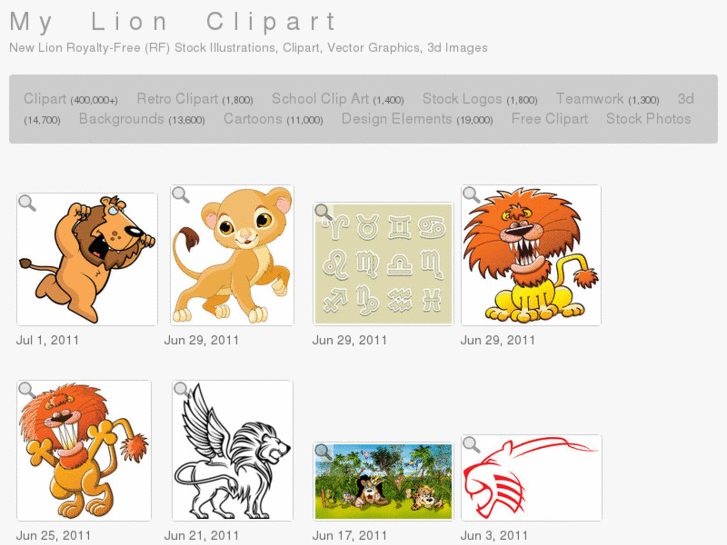 www.mylionclipart.com