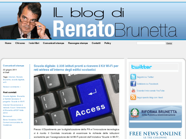 www.renatobrunetta.it