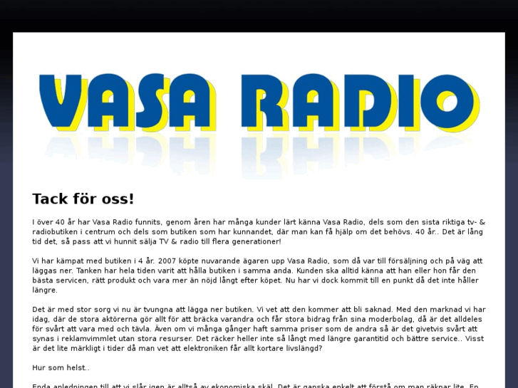 www.vasaradio.se