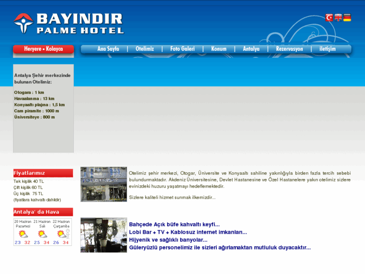 www.bayindirpalmehotel.com