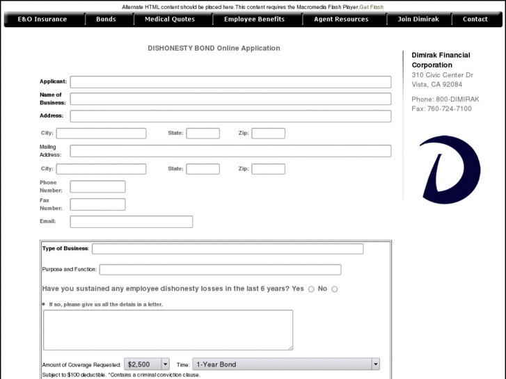 www.dishonestybond.net