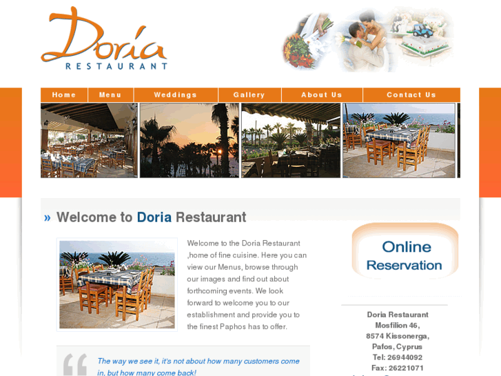 www.doriarestaurant.com