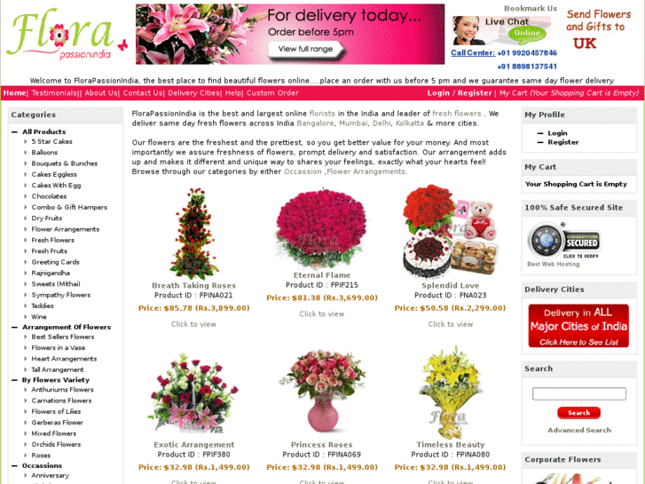 www.florapassionindia.com