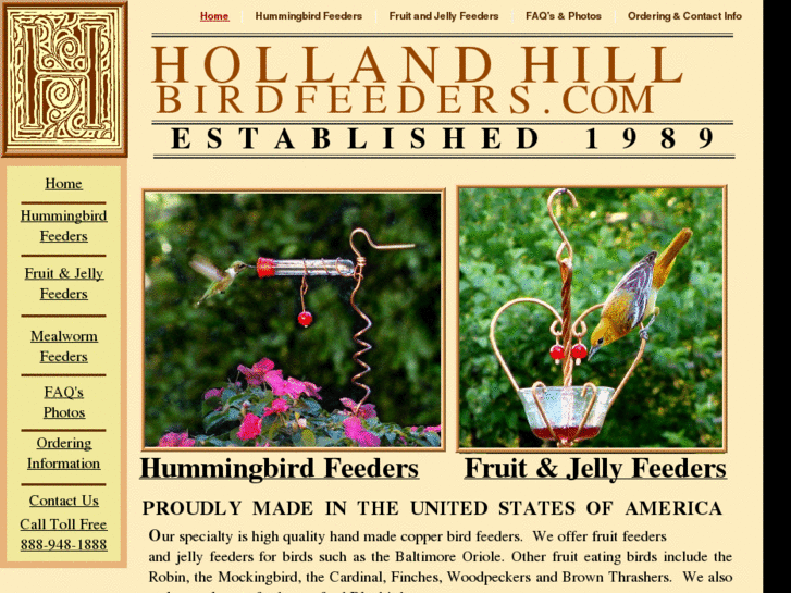 www.hollandhillbirdfeeders.com