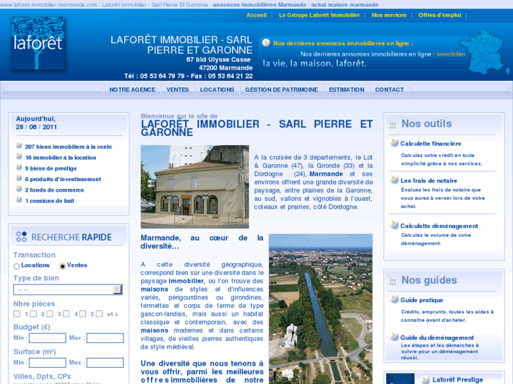 www.laforet-immobilier-marmande.com