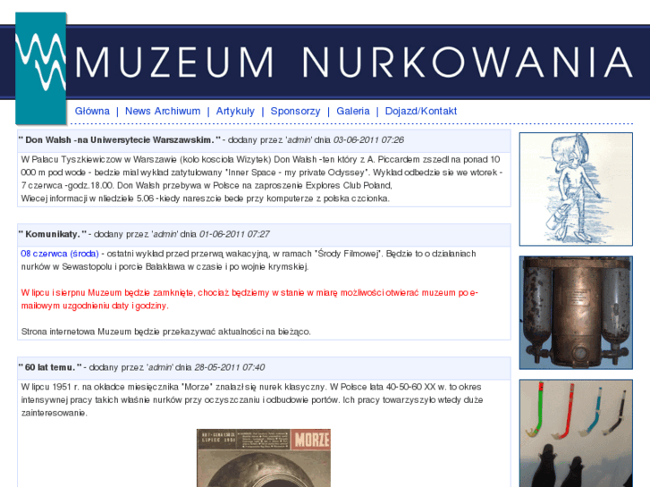 www.muzeumnurkowania.pl