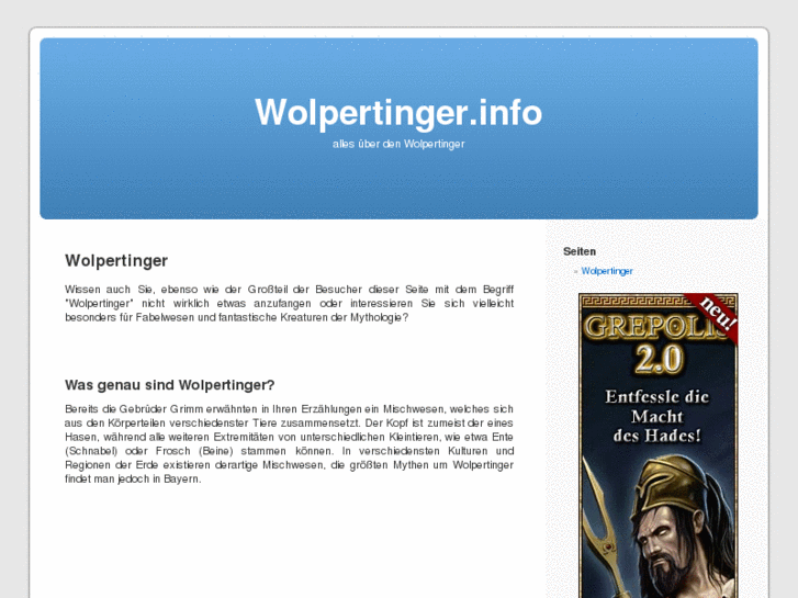 www.wolpertinger.info