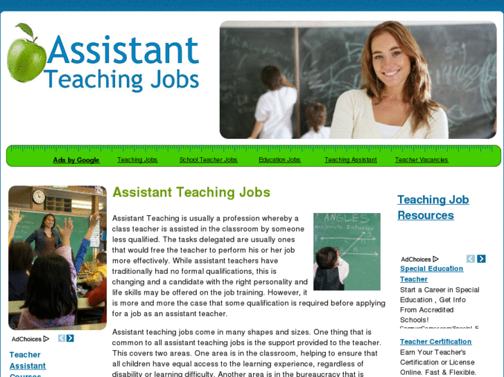 www.assistantteachingjobs.com