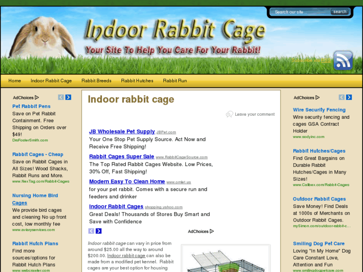 www.indoorrabbitcage.net