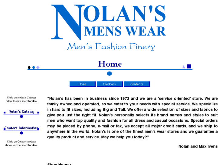 www.nolansmenswear.com