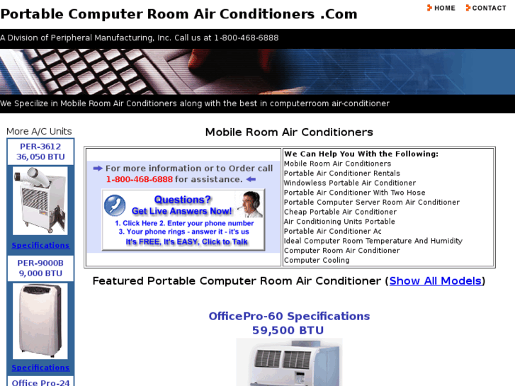 www.portable-computer-room-air-conditioners.com