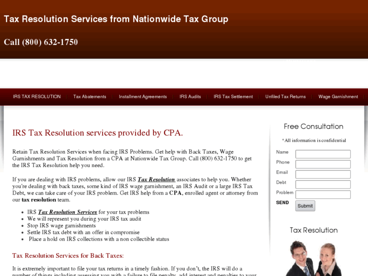 www.taxresolutioncpa.net