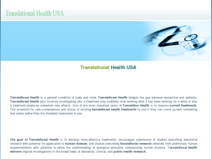 www.translationalhealth.org