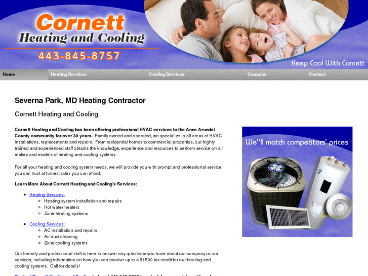 www.cornettheatingandcooling.com