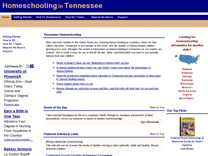 www.homeschoolingintennessee.com