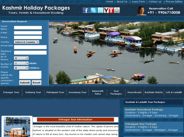 www.kashmirholidaypackages.com