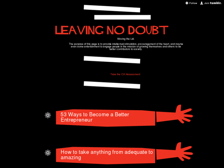 www.leavingnodoubt.com