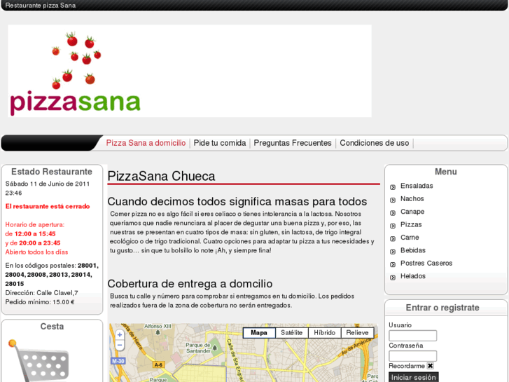 www.pizzasana.net