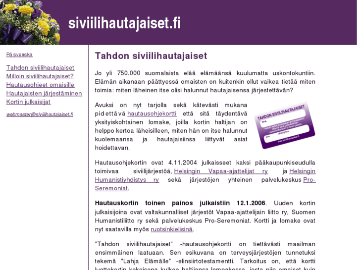 www.siviilihautajaiset.fi