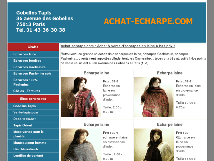 www.achat-echarpe.com