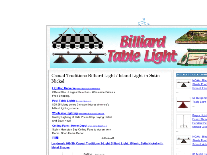 www.billiardtablelights.net