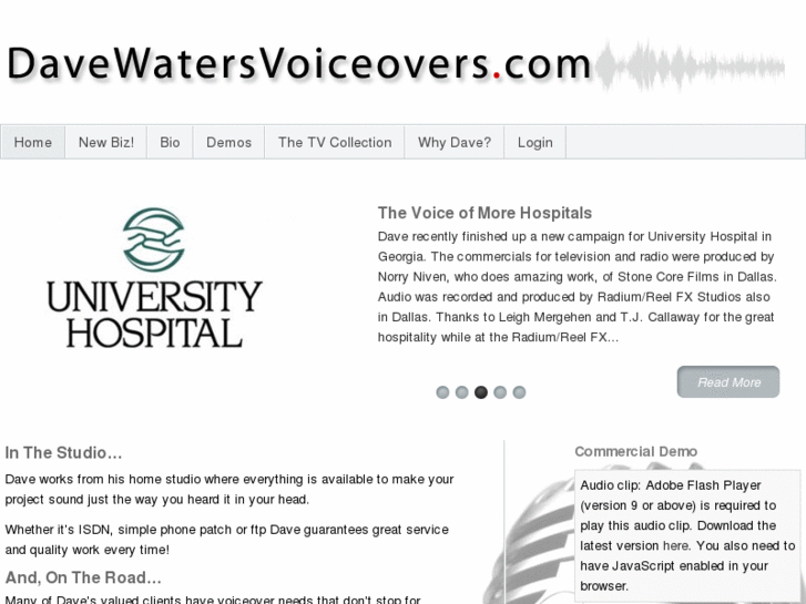 www.davewatersvoiceovers.com