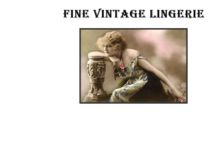 www.finevintagelingerie.com