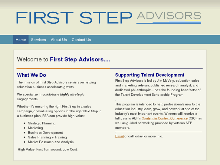 www.firststepadvisors.com