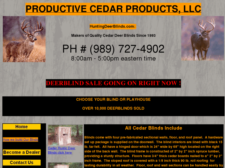 www.huntingdeerblinds.com