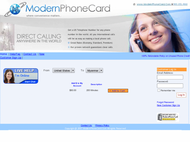 www.modernphonecard.com