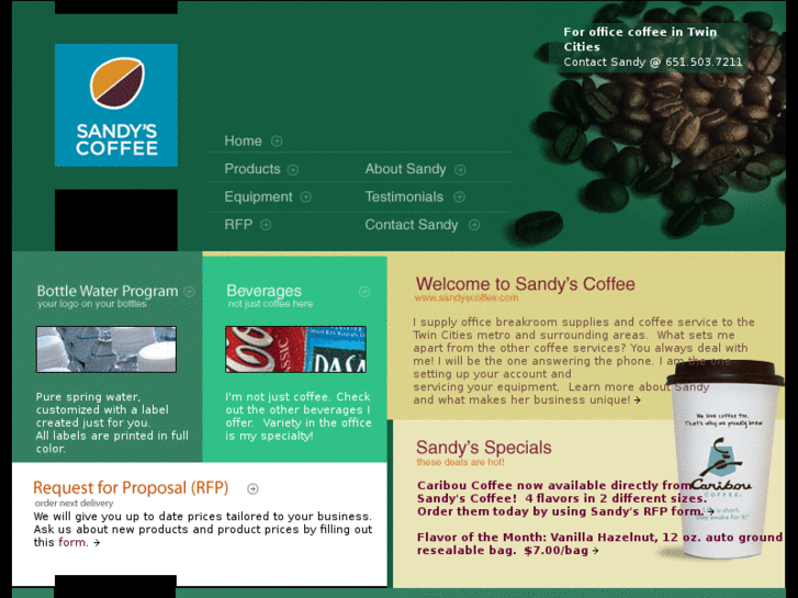 www.sandyscoffee.com