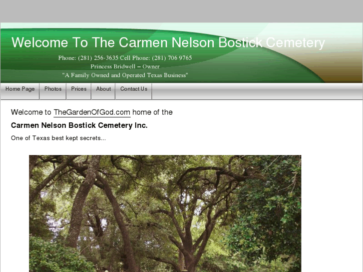 www.thecarmennelsonbostickcemeteryinc.com