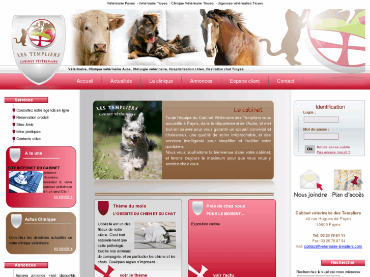 www.veterinaire-templiers.com