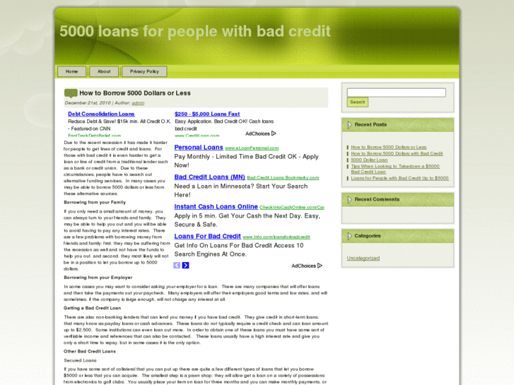 www.5000loansforpeoplewithbadcredit.com