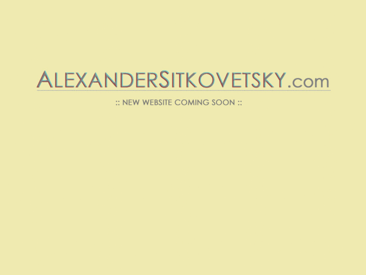 www.alexandersitkovetsky.com