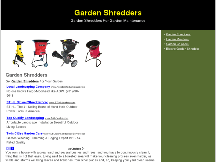 www.gardenshredders.org