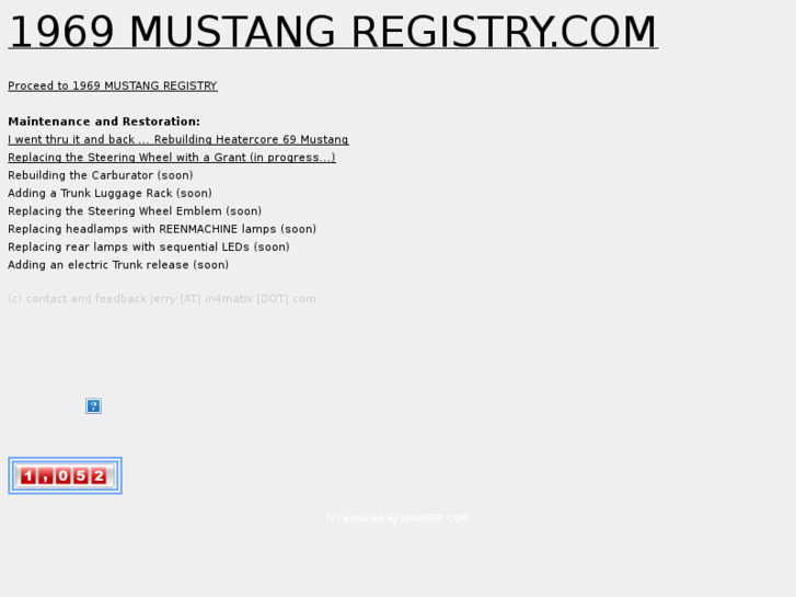 www.1969mustangregistry.com