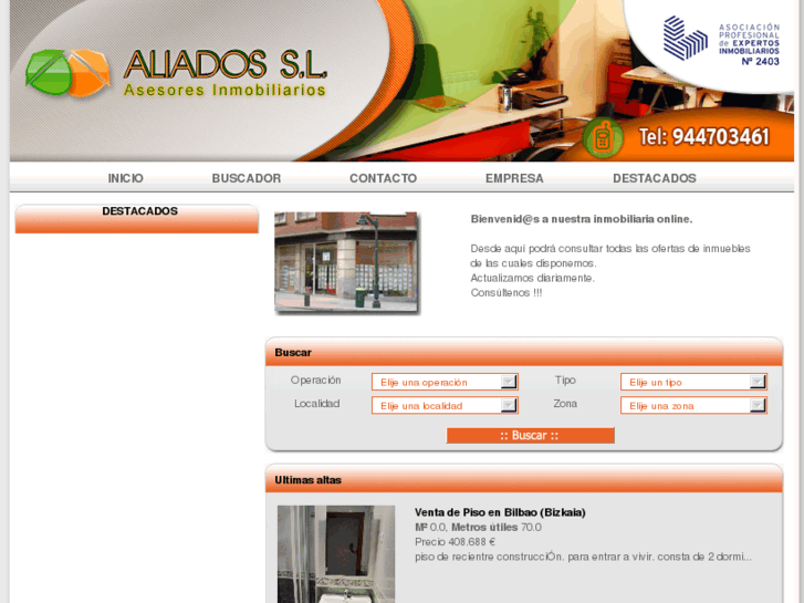 www.aliadosinmobiliaria.com