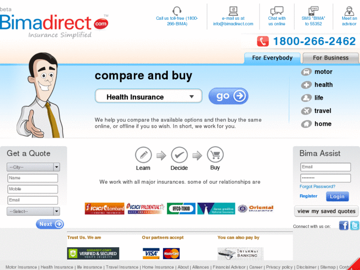 www.bhimadirect.com