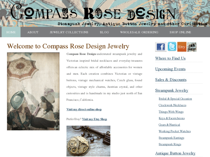 www.compassrosedesignjewelry.com