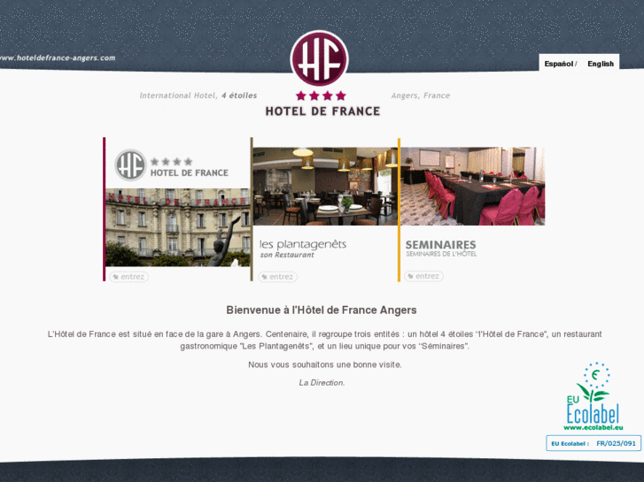 www.hoteldefrance-angers.com