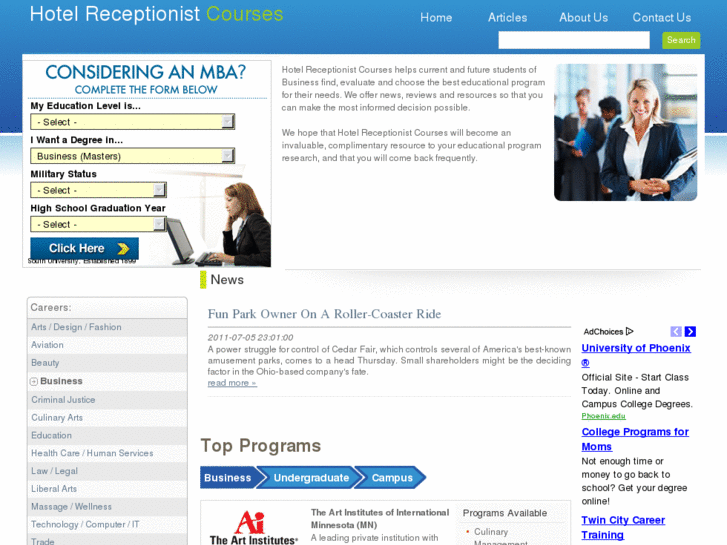 www.hotelreceptionistcourses.com